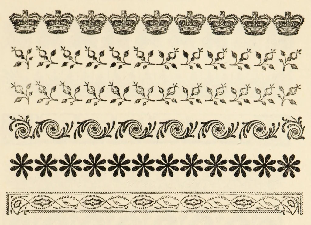 An illustration from Printing types, their history, forms, and use : a study in survivals, 1923, leaf 521