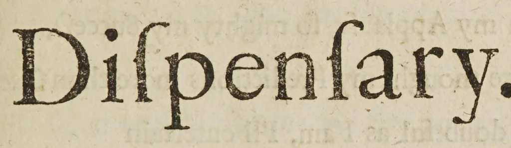 An illustration from The dispensary : a poem in six canto's [sic], 1699, leaf 61
