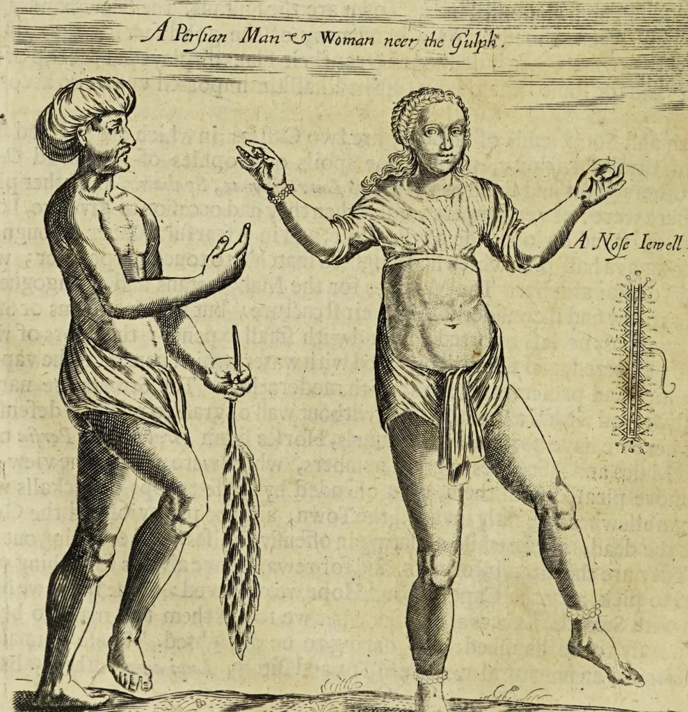 An illustration from Some years travels into divers parts of Africa, and Asia the Great. Describing more particularly the Empires of Persia and Industan ... As also, many ... kingdoms in the oriental India ..., 1677, leaf 126