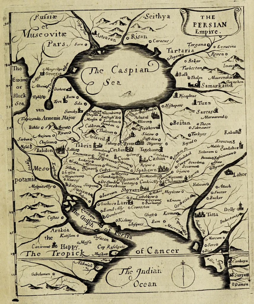 An illustration from Some years travels into divers parts of Africa, and Asia the Great. Describing more particularly the Empires of Persia and Industan ... As also, many ... kingdoms in the oriental India ..., 1677, leaf 167