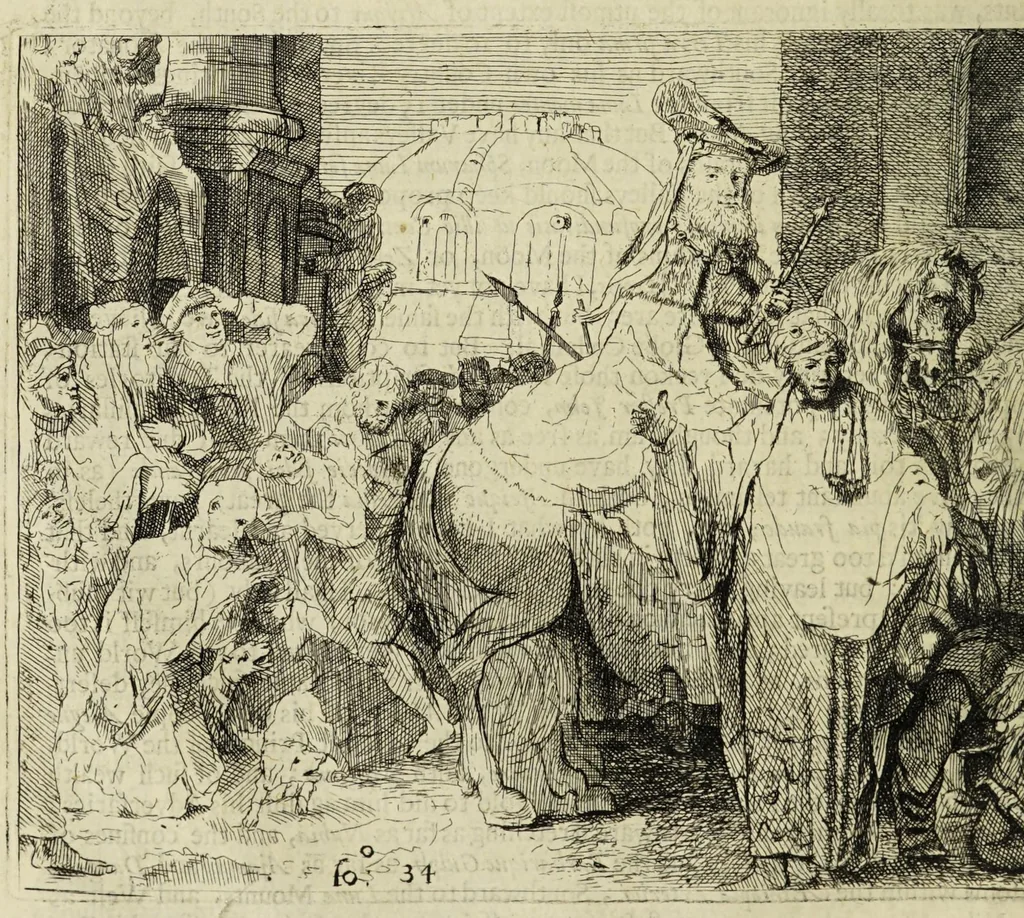 An illustration from Some years travels into divers parts of Africa, and Asia the Great. Describing more particularly the Empires of Persia and Industan ... As also, many ... kingdoms in the oriental India ..., 1677, leaf 44