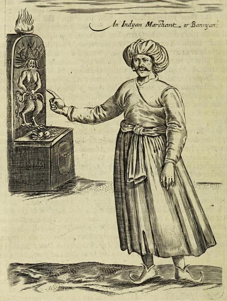 An illustration from Some years travels into divers parts of Africa, and Asia the Great. Describing more particularly the Empires of Persia and Industan ... As also, many ... kingdoms in the oriental India ..., 1677, leaf 58