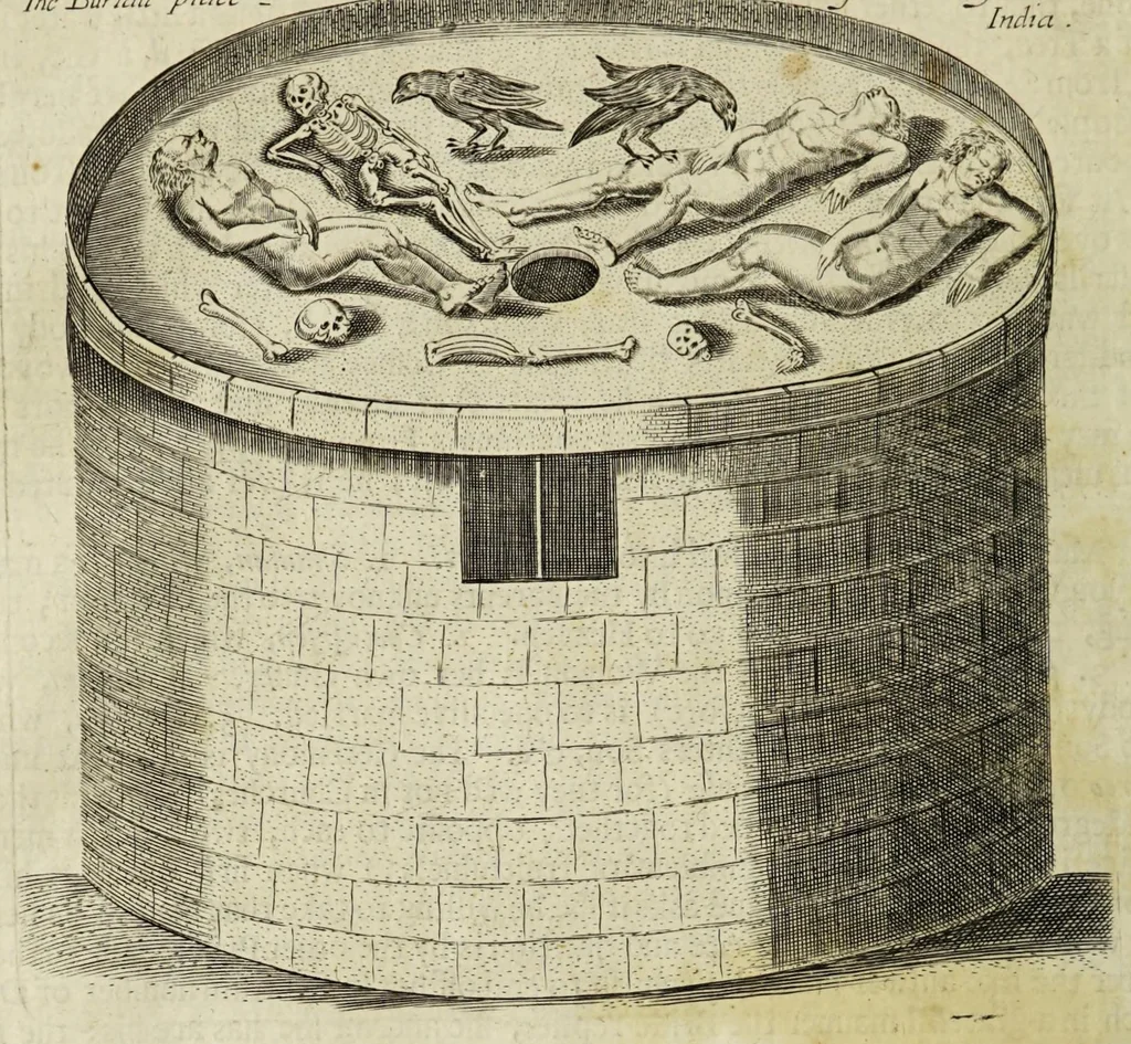 An illustration from Some years travels into divers parts of Africa, and Asia the Great. Describing more particularly the Empires of Persia and Industan ... As also, many ... kingdoms in the oriental India ..., 1677, leaf 70