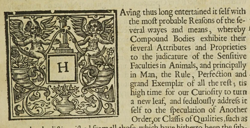 An illustration from Physiologia Epicuro-Gassendo-Charltoniana: or a fabrick of science natural, upon the hypothesis of atoms, 1654, leaf 381