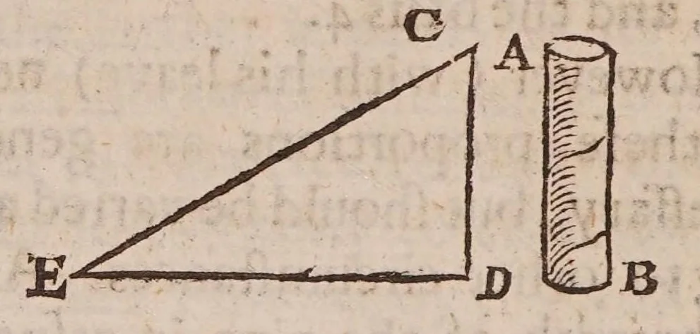 An illustration from Mathematicall magick. Or, the wonders that may be performed by mechanicall geometry. In two books. Concerning mechanicall powers [and] motions. Being one of the most easie, pleasant, usefull, (and yet most neglected) part of mathematicks. Not before treated of in this language, 1648, leaf 308