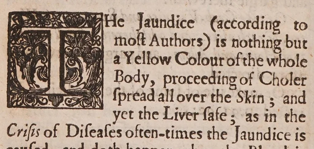 An illustration from A friend to the sick: or, the honest English man's preservation. Shewing the causes, symptoms, and cures of the most occult and dangerous diseases ... With a particular discourse of the dropsie, scurvy, and yellow jaundice ... Whereunto is added, a true relation of some of the ... cures effected by the author's ... cathartique and diuretique pills ..., 1673, leaf 204
