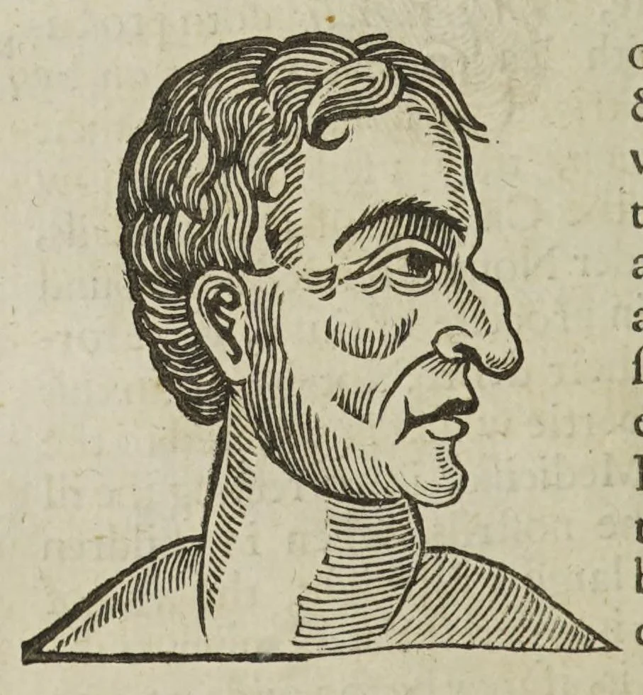An illustration from Anthropometamorphosis: man transform'd; or, the artificial changeling. Historically presented, in the mad and cruel gallantry, foolish bravery, ridiculous beauty, filthy finenesse, and loathsome lovelinesse of most nations, fashioning and altering their bodies from the mould intended by nature. With a vindication of the regular beauty and honesty of nature. And an appendix of the pedigree of the English gallant, 1653, leaf 196