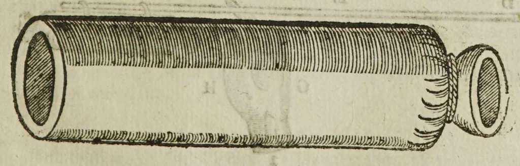 An illustration from The mysteries of nature and art in four severall parts. The first of water-works. The second of fier-works. The third of drawing, colouring, limming, paynting, graving, and etching. The fourth of experiments, 1654, leaf 107