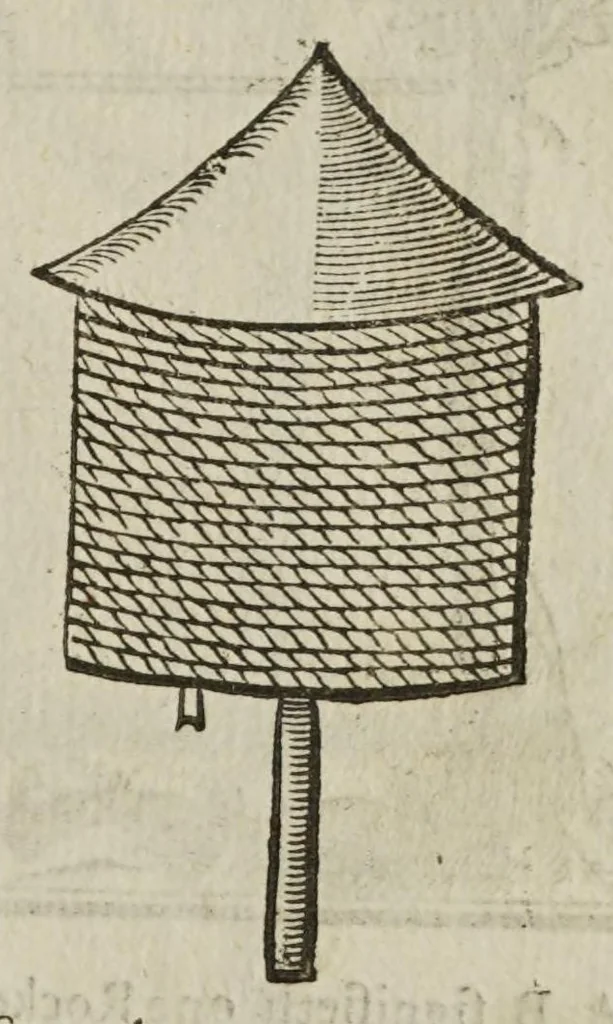 An illustration from The mysteries of nature and art in four severall parts. The first of water-works. The second of fier-works. The third of drawing, colouring, limming, paynting, graving, and etching. The fourth of experiments, 1654, leaf 111