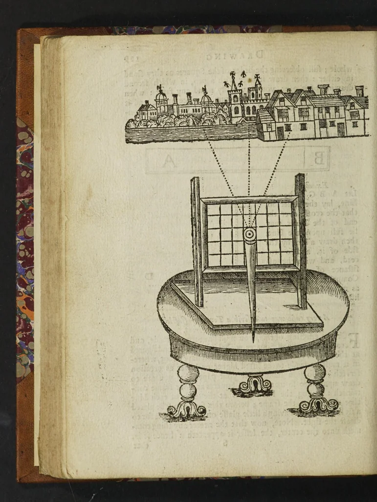 An illustration from The mysteries of nature and art in four severall parts. The first of water-works. The second of fier-works. The third of drawing, colouring, limming, paynting, graving, and etching. The fourth of experiments, 1654, leaf 144