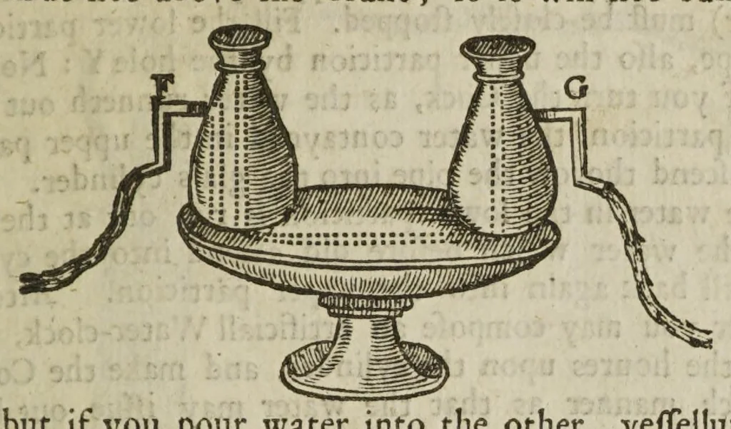An illustration from The mysteries of nature and art in four severall parts. The first of water-works. The second of fier-works. The third of drawing, colouring, limming, paynting, graving, and etching. The fourth of experiments, 1654, leaf 23