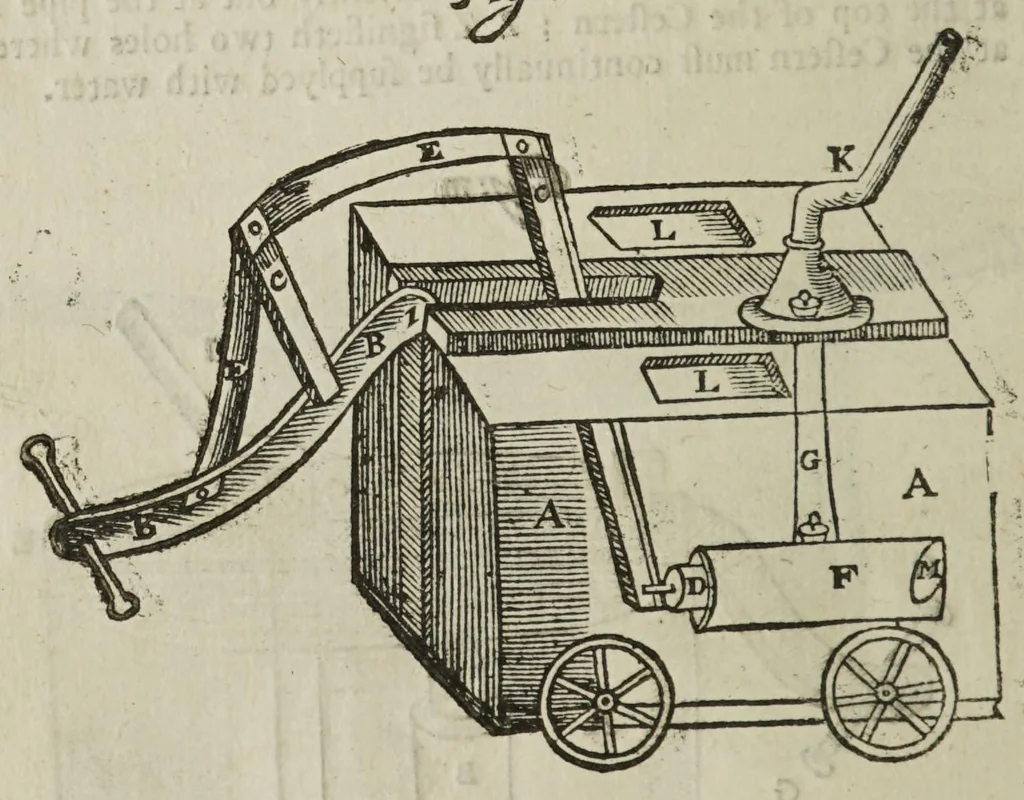 An illustration from The mysteries of nature and art in four severall parts. The first of water-works. The second of fier-works. The third of drawing, colouring, limming, paynting, graving, and etching. The fourth of experiments, 1654, leaf 80