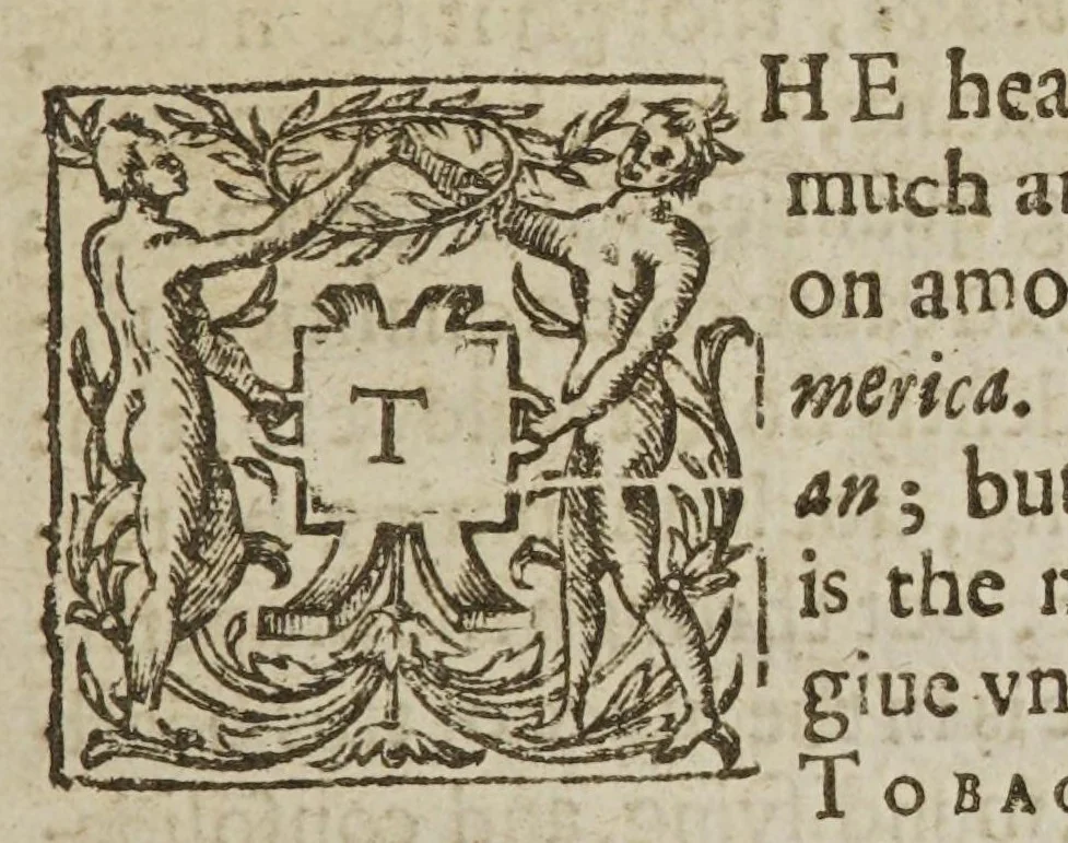 An illustration from A briefe and accurate treatise, concerning the taking of the fume of tobacco, which very many ... doe too too licentiously use, 1621, leaf 15