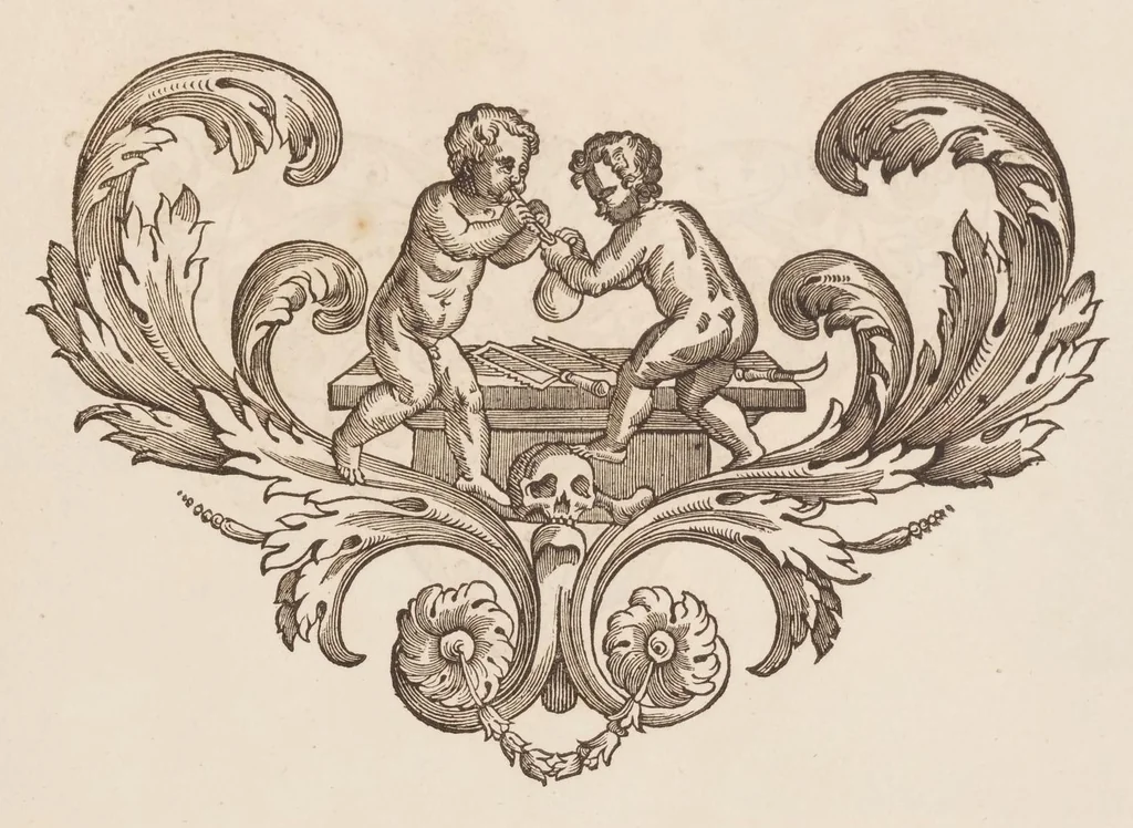 An illustration from The anatomy of humane bodies, with figures drawn after the life ... by some of the best masters in Europe ... and curiously engraven in one hundred and fourteen copper plates, illustrated with large explications, containing many new anatomical discoveries, and chirurgical observations. To which is added an introduction explaining the animal oeconomy. With a copious index, 1698, leaf 208