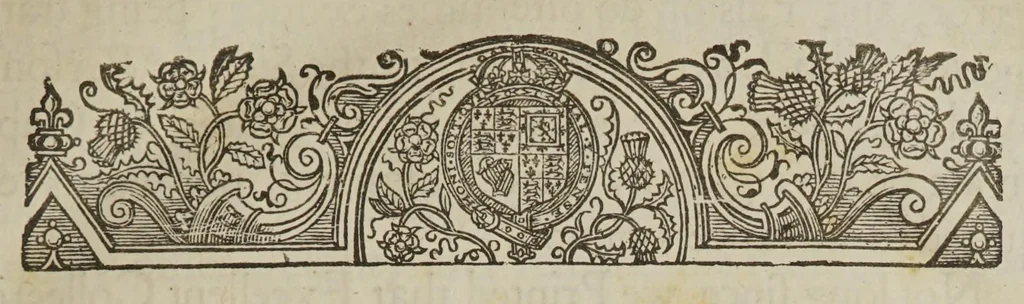 An illustration from Cabala sive Scrinia sacra; mysteries of state and government: in letters of illustrious persons and great ministers of state. As well forreign as domestick, in the reigns of King Henry the Eight, Q: Elizabeth, K: James, and K: Charles: wherein such secrets of empire, and publick affairs, as were then in agitation, are clearly represented... To which is added several choice letters and negotiations, no where else published, 1663, leaf 15