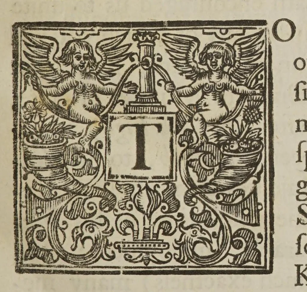An illustration from Cabala sive Scrinia sacra; mysteries of state and government: in letters of illustrious persons and great ministers of state. As well forreign as domestick, in the reigns of King Henry the Eight, Q: Elizabeth, K: James, and K: Charles: wherein such secrets of empire, and publick affairs, as were then in agitation, are clearly represented... To which is added several choice letters and negotiations, no where else published, 1663, leaf 15