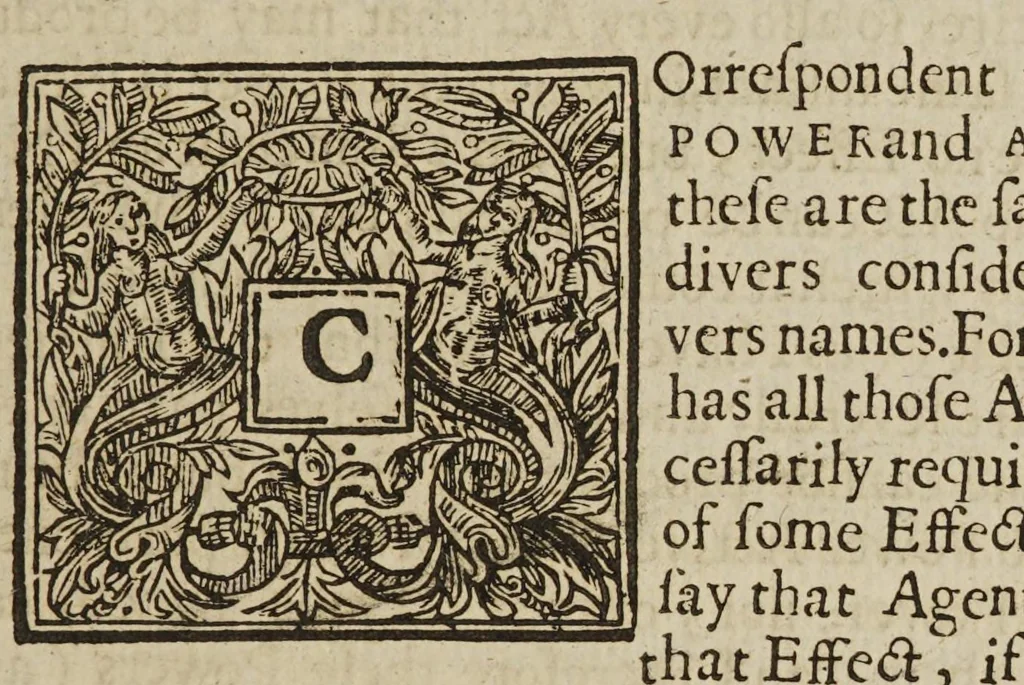 An illustration from Elements of philosophy, the first section, concerning body, 1656, leaf 117