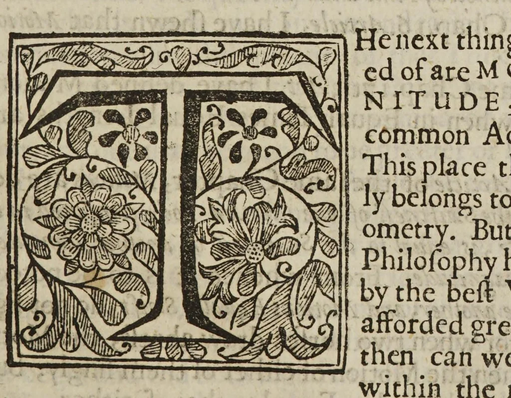 An illustration from Elements of philosophy, the first section, concerning body, 1656, leaf 175