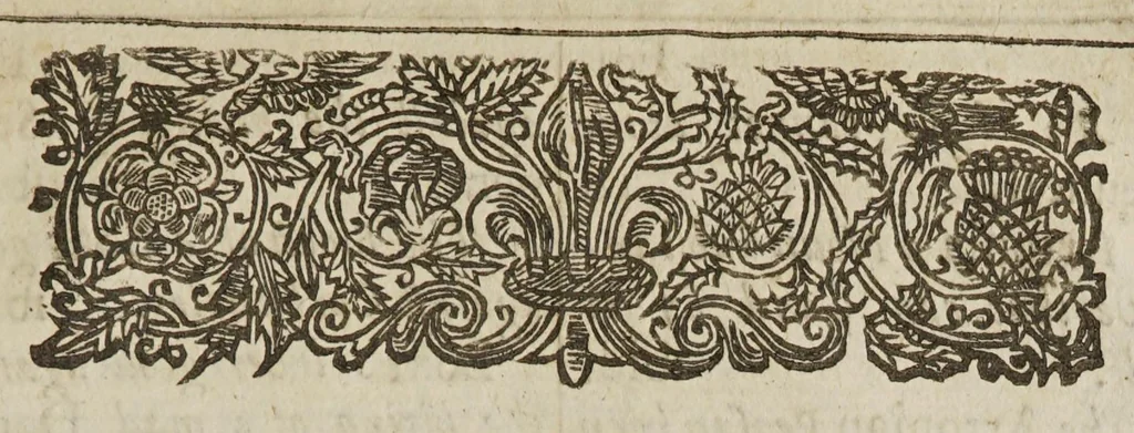 An illustration from The parly of beasts; or, Morphandra queen of the inchanted iland ... wherein men were found, who being transmuted to beasts, though proffer'd to be dis-inchanted, and to becom men again; yet, in regard of the crying sins, and rebellious humors of the times, they prefer the life of a brute animal before that of a rational creture: which fancy consists of various philosophicall discourses, both morall, metaphysicall, historicall, and naturall, touching the declinings of the world, and late depravation of human nature; with reflexes upon the present state of most countries in Christendom. Divided into a XI sections, 1660, leaf 177
