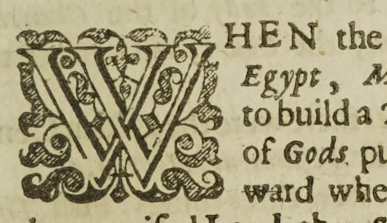 An illustration from Moses and Aaron. Civil and ecclesiastical rites, used by the ancient Hebrewes; observed, and at large opened, for the clearing of many obscure texts thorowout the whole Scripture : which texts are now added in the end of the booke ... Herein likewise is shewed what customes the Hebrewes borrowed from heathen people, 1631, leaf 85