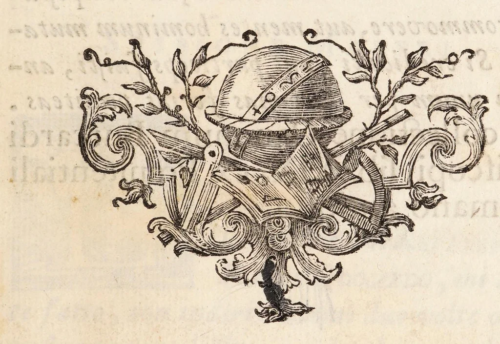 An illustration from Arte magica annichilata. Libri tre., 1754, leaf 5