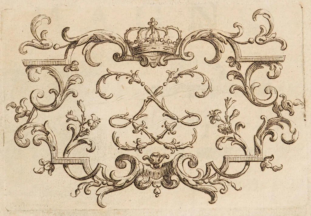 An illustration from Josephi Pitton Tournefort Institutiones rei herbariae, 1700, leaf 7
