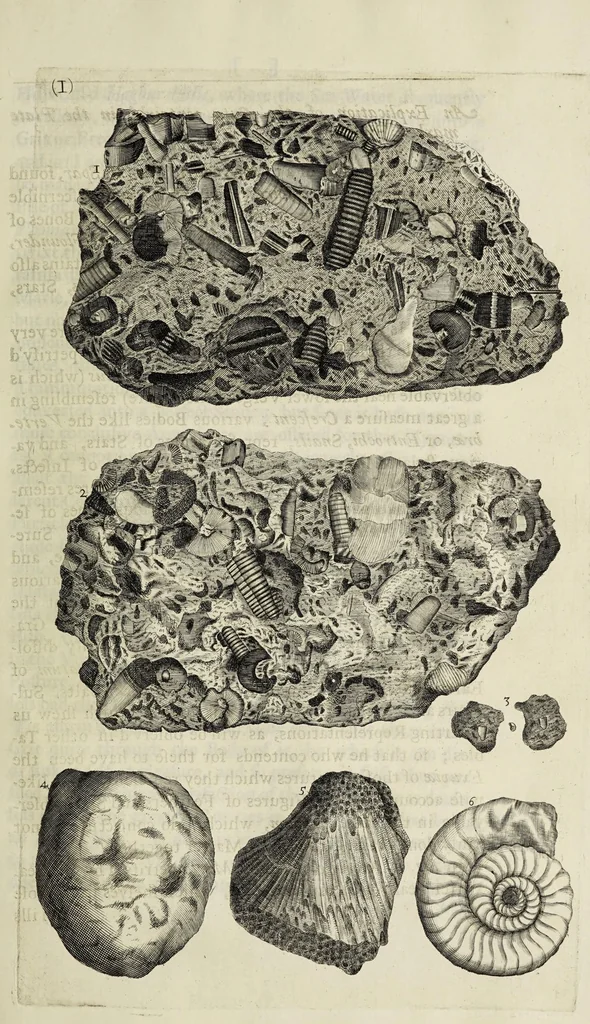 An illustration from The natural history of Lancashire, Cheshire, and the Peak, in Derbyshire: with an account of the British, Phoenician, Armenian, Gr[eek] and Rom[an] antiquities in those parts, 1700, leaf 223