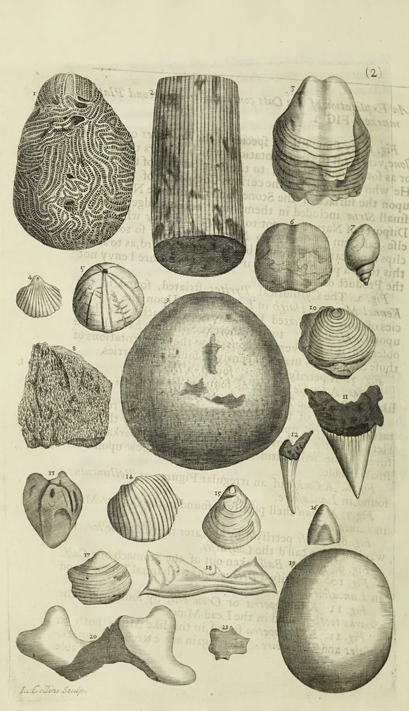An illustration from The natural history of Lancashire, Cheshire, and the Peak, in Derbyshire: with an account of the British, Phoenician, Armenian, Gr[eek] and Rom[an] antiquities in those parts, 1700, leaf 228