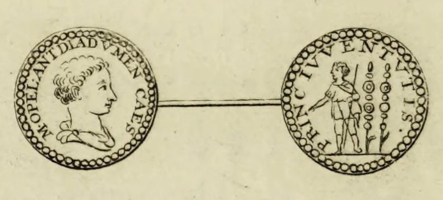 An illustration from The natural history of Lancashire, Cheshire, and the Peak, in Derbyshire: with an account of the British, Phoenician, Armenian, Gr[eek] and Rom[an] antiquities in those parts, 1700, leaf 500