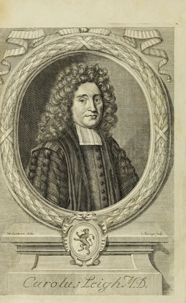 An illustration from The natural history of Lancashire, Cheshire, and the Peak, in Derbyshire: with an account of the British, Phoenician, Armenian, Gr[eek] and Rom[an] antiquities in those parts, 1700, leaf 8