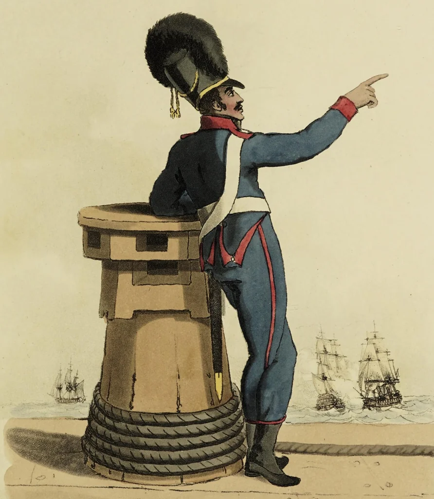 An illustration from Sketches of the country, character, and costume, in Portugal and Spain, made during the campaign, and on the route of the British army, in 1808 and 1809, 1813, leaf 221