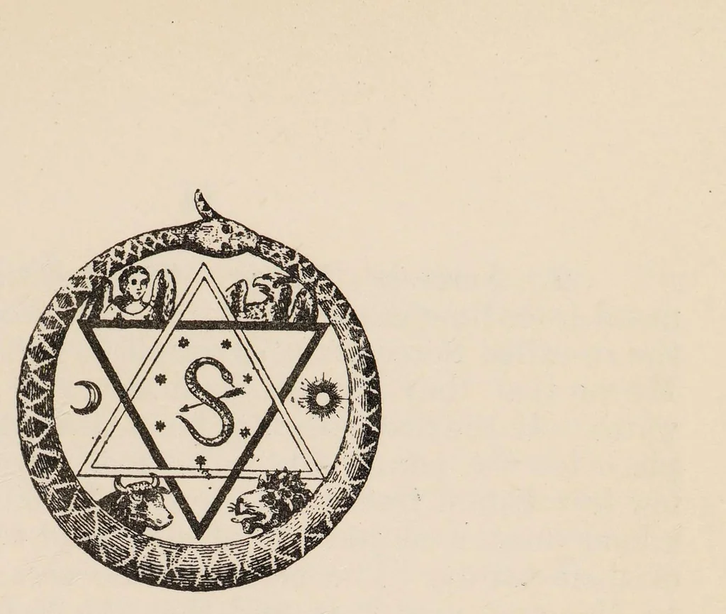 An illustration from Magnetic magic : a digest of the practical parts of the masterpieces of L.A. Cahagnet : now translated for the first time from the French by the editor, with a portrait of the author, 1898, leaf 17