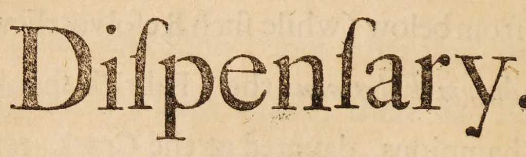 An illustration from The dispensary : a poem in six canto's [sic], 1700, leaf 68