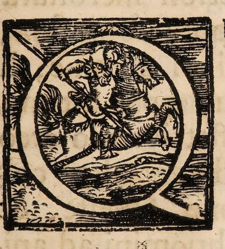 An illustration from L'arte di ben conoscere, e distinguere le qualità de' cavalli, d'introdurre, e conservare una razza nobile, e di risanare il cavallo dà mali, à quali soggiace ..., 1700, leaf 21