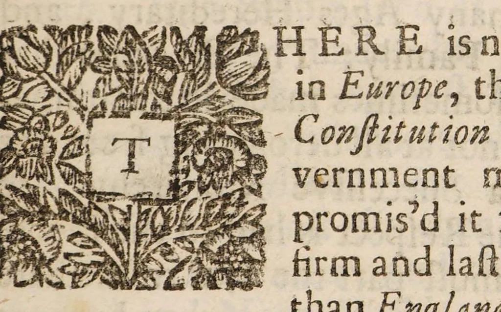 An illustration from Memoirs of the most material transactions in England, for the last hundred years, preceding the revolution in 1688. [Appendix ... of instruments and original papers], 1700, leaf 31