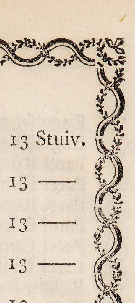 An illustration from Proef van letteren welke gegooten worden in de nieuwe Haerlemsche lettergietery van J. Enschedé. 1768, 1768, leaf 211