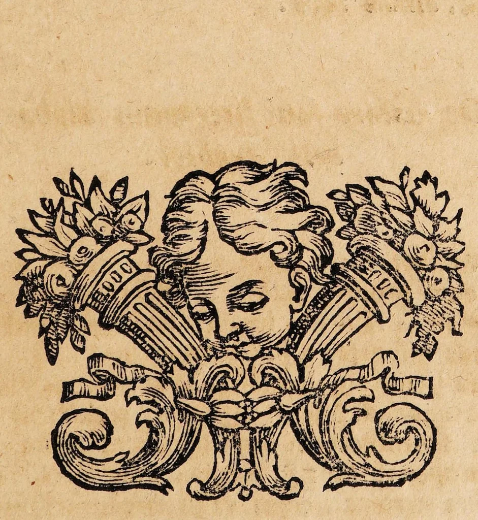 An illustration from Alphabetum Arabicum unà cum oratione Dominicali, salutatione angelica, et simbolo apostolico, 1715, leaf 11