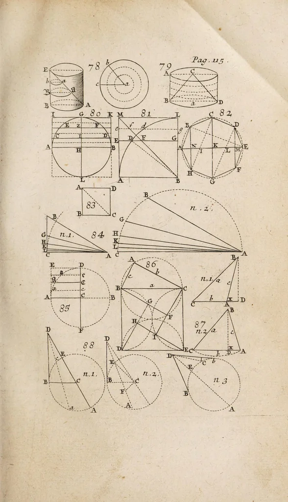 An illustration from Mathesis enucleata: or, The elements of the mathematicks., 1700, leaf 171