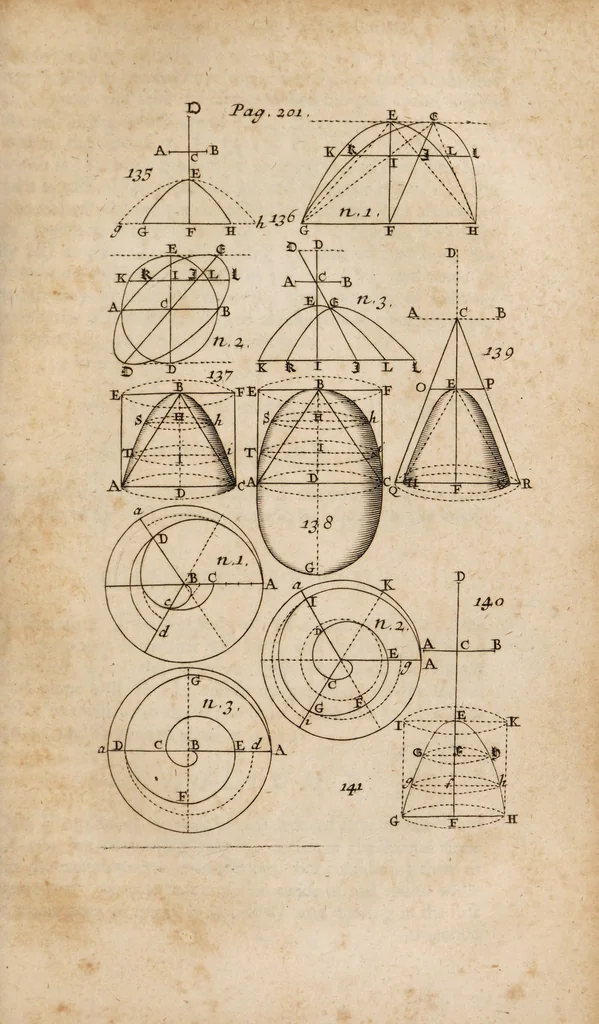 An illustration from Mathesis enucleata: or, The elements of the mathematicks., 1700, leaf 263