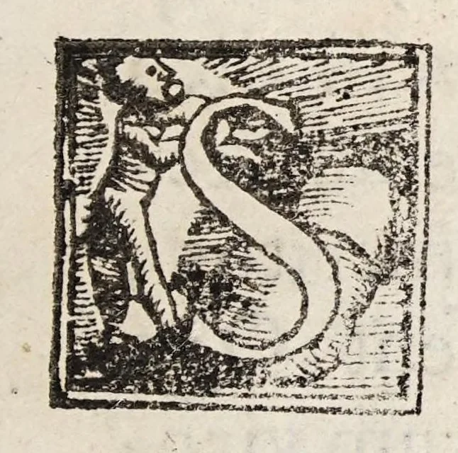 An illustration from Ioannis Baptistae Susii, philosophi, ac medici mirandulensis. Libri tres. De venis edirectò secandis; : in quibus Matthaei Curtij praeceptoris sui sententia defenditur, aduersus Andream Turinum, Benedictum Victorium, Victorem Trincauellium, & Andream Vesalium, 1559, leaf 3