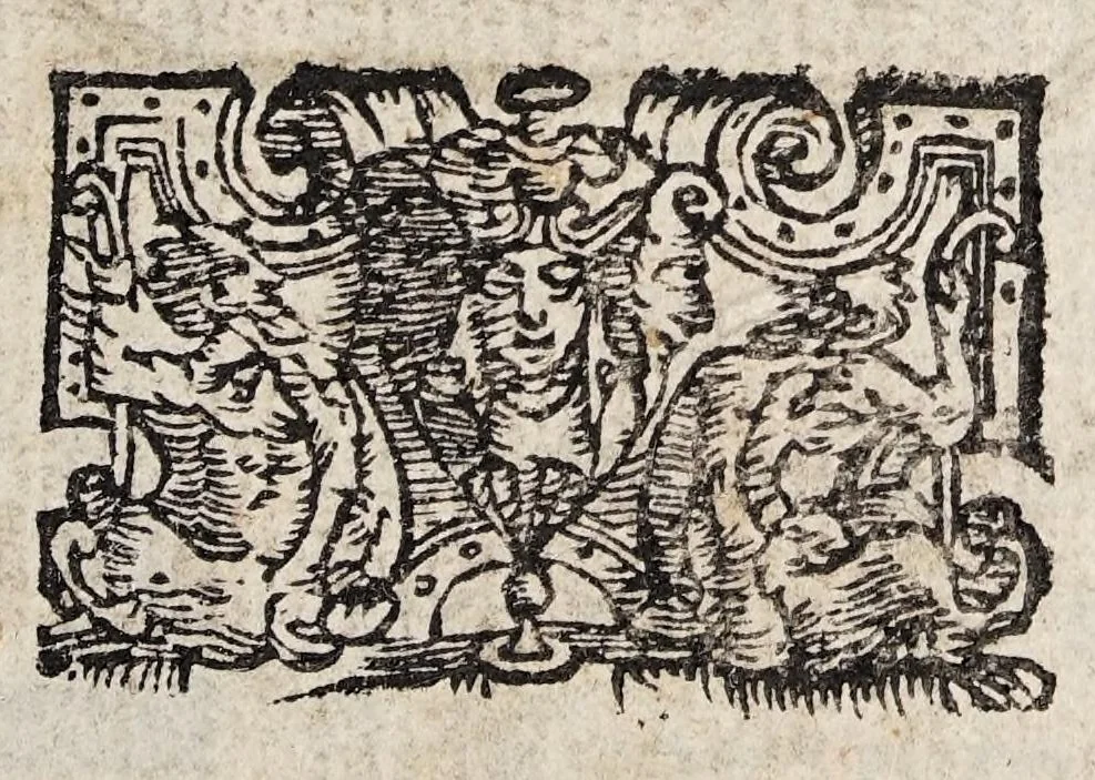 An illustration from Scipionis Cassolae medici Parmensis cum Joanne Francisco Boccalino ... disceptatio, an epithematum vsus antiquis medicis fuerit cognitus, 1565, leaf 1