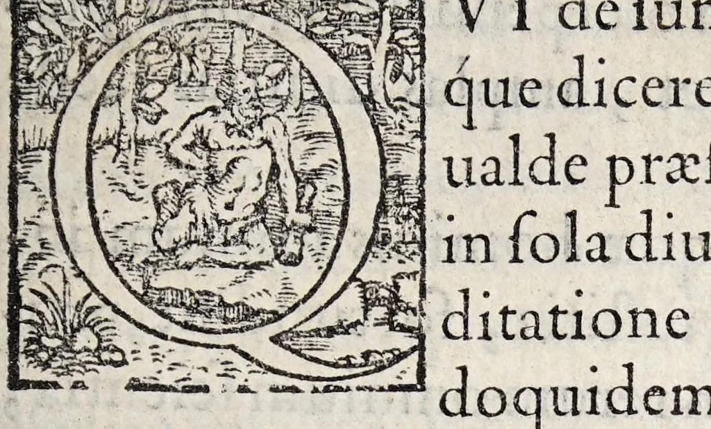 An illustration from Antonii Bergæ Taurinen doctoris philosophi & medici insignis, naturales prælectiones, 1565, leaf 5