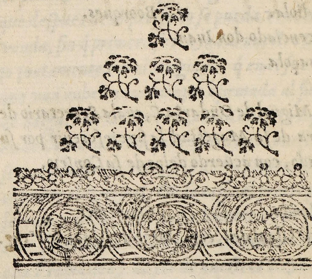 An illustration from Tractatus de peste ac febribus cum puncticulis vulgo tavardillo, 1582, leaf 8