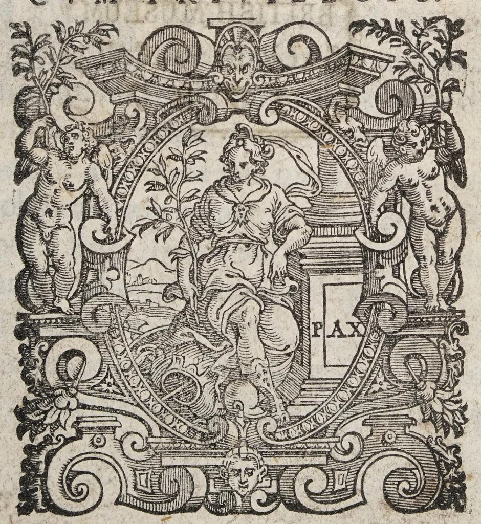An illustration from Tractatvs tres exactissimi, 1599, leaf 1