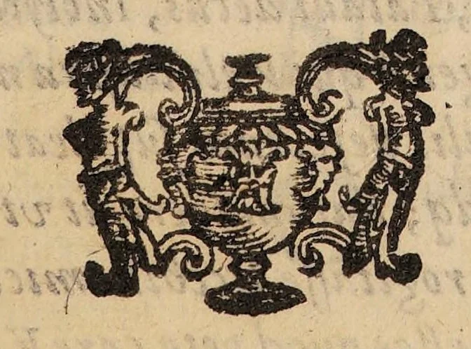 An illustration from Uterus muliebris hoc est de indiciis cognoscendi temperamenta uteri, vel partium genitalium ipsius mulieris. Liber unus ... Graecorum, Arabum, et Latinorum testimonia ad hanc doctrinam pertinentia, 1601, leaf 9