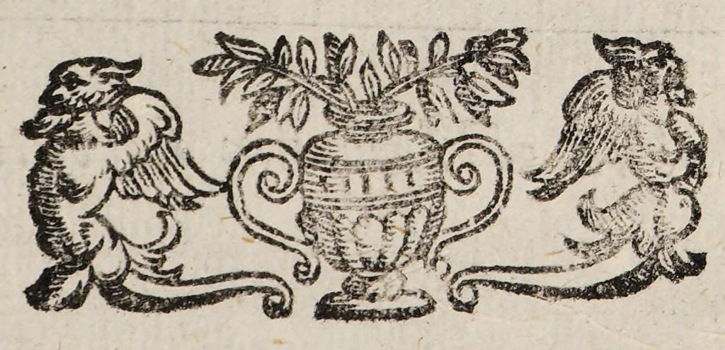 An illustration from De arthritide liber unus, 1602, leaf 171