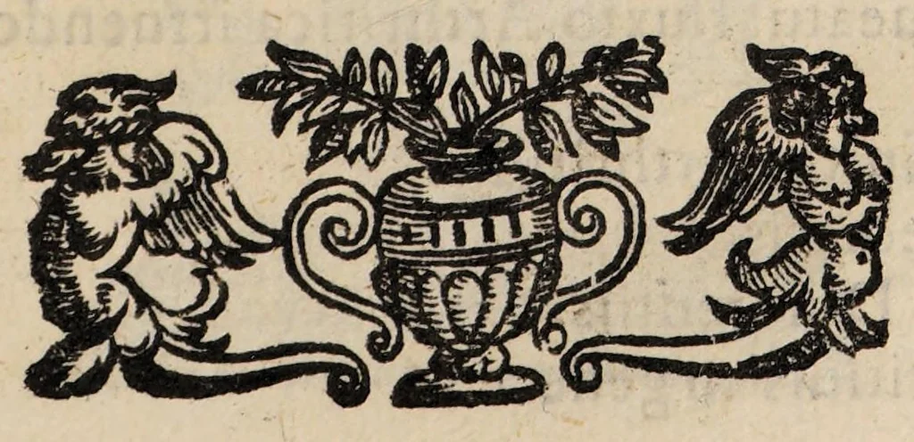 An illustration from De arthritide liber unus, 1602, leaf 5