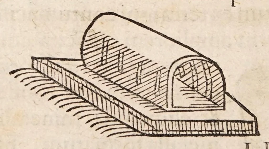 An illustration from Solis e puteo emergentis: sive dissertationis chymiotechnicae libri tres. In quibus totius operationis chymicae methodus practica: materia lapidis philosophici, et nodus [sic] solvendi ejus, operandique, ut et clavis operum Paracelsi qua abstrusa explicantur, deficientia supplentur. Cum praefatione chymiae veritatem asserente ..., 1613, leaf 44