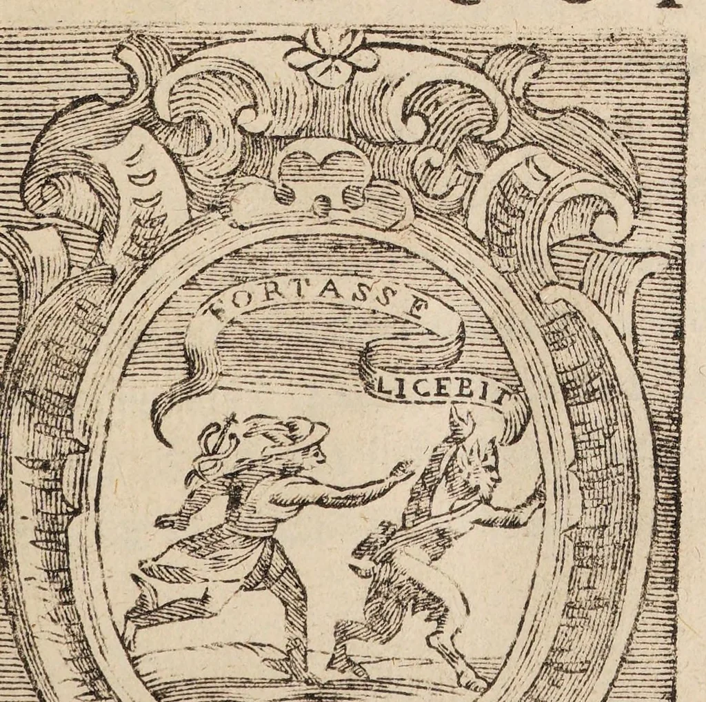 An illustration from Encyclopaedia ad Aram mysticam Nonarii Terrigenae anonymi vetustissimi, 1630, leaf 3