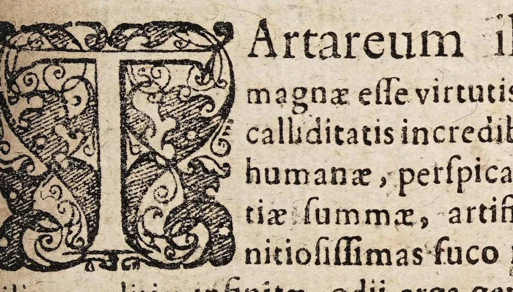 An illustration from Disputatio medica inauguralis de fascinatione puerorum et adultorum, 1664, leaf 3